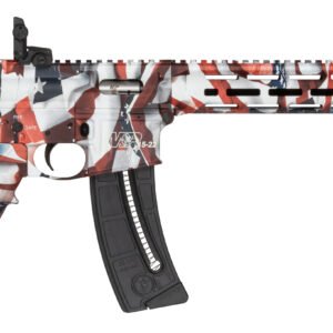 SMITH & WESSON M&P 15-22 SPORT FLAG EDITION RIFLE 22LR 16.5" MLOK 1-25RD MAG