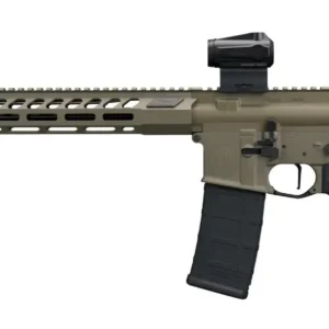 SIG SAUER M400 FORGE 5.56 RIFLE 16.5" BBL, MOSS GREEN, ROMEO MSR G2, TELESTOCK 1-30RD MAG