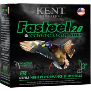 Kent Fasteel 2.0 Precision Plated Steel Load 12 ga. 3 in. 1 1/8 oz. 4 Shot 25 rd.