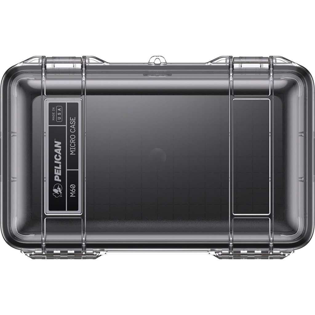 Pelican Waterproof M60 Micro Case Black/Clear - Image 3