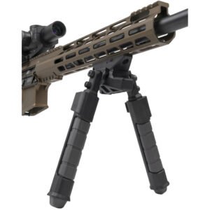 Allen Helix Polymer Bipod Low M-Lok Black/Gray