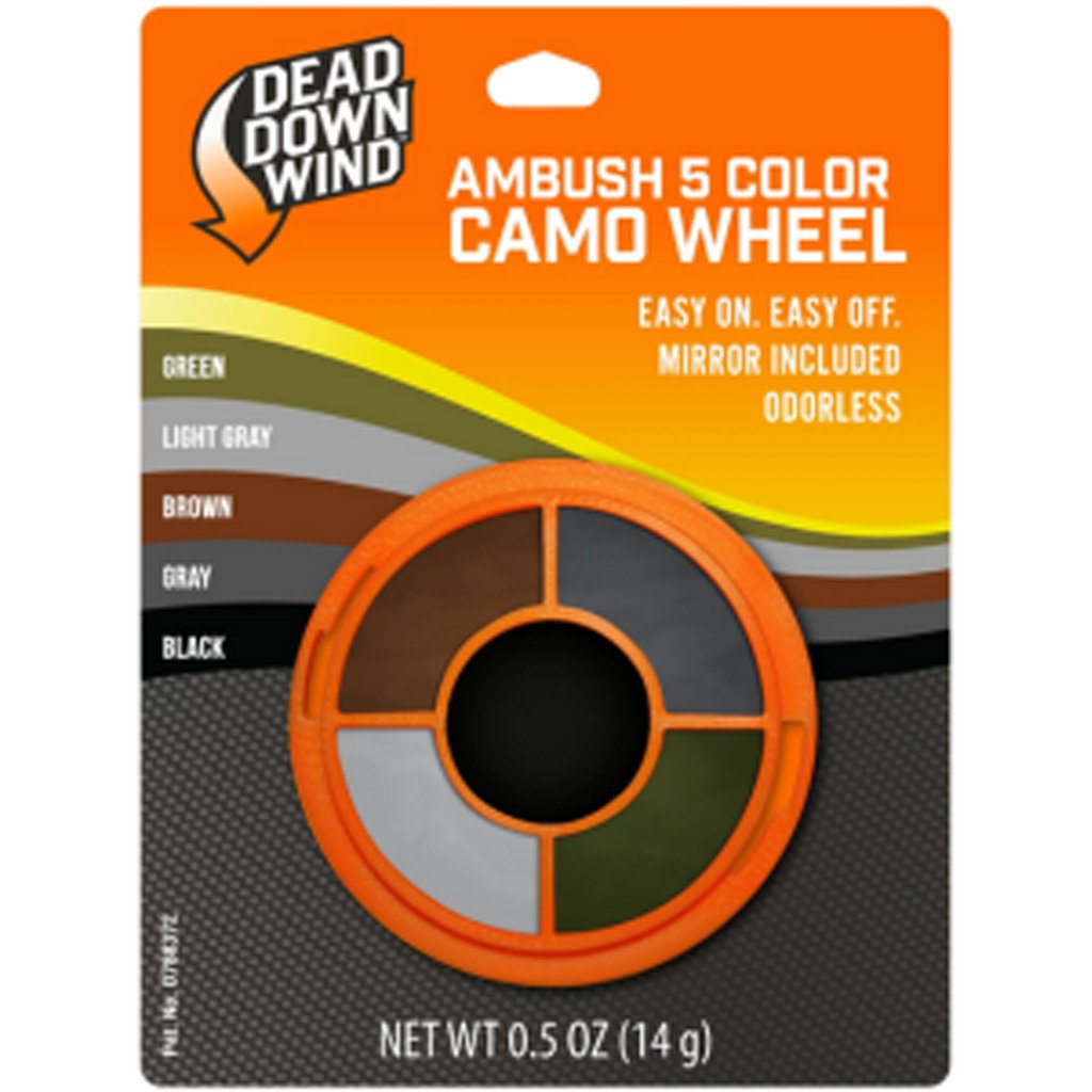 Dead Down Wind Camo Wheel 5 Color Face Paint - Image 2