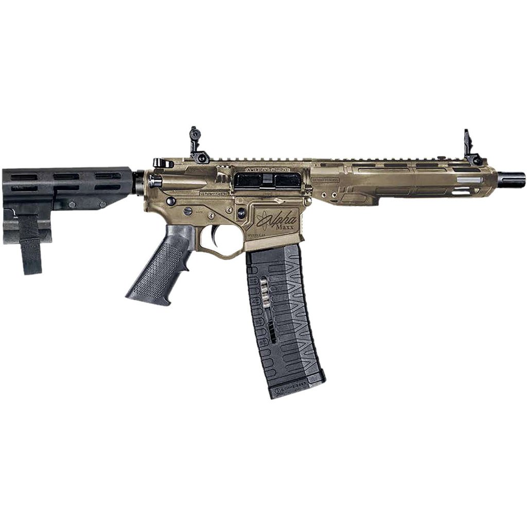ATI Alpha MAXX Pistol 5.56 NATO 7.5 in. FDE w/7 in MLOK Rail 60 rd.