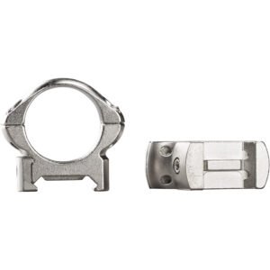 Weaver Grand Slam Steel Rings Silver 1" High Clamshell Pack