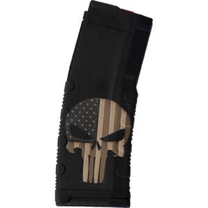 Black Rain Ordnance Lasered AR15 Magazine Punisher with Flag 30 rd.