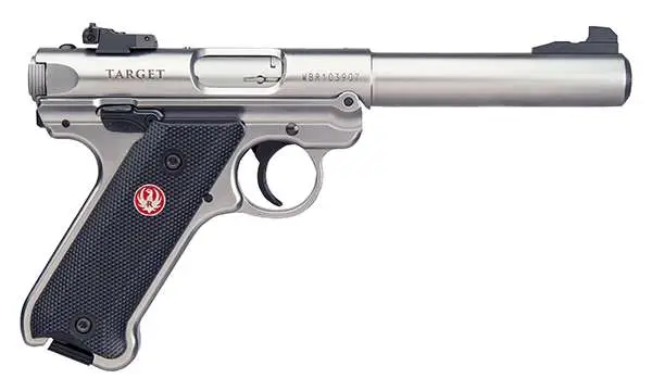 RUGER MRK IV TRGT 22LR 5.5" STS BLK GRP ADJ SGHT 10RD - Image 3