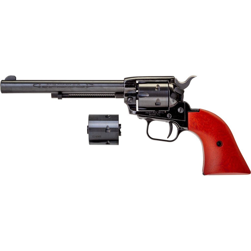 Heritage Rough Rider Revolver 22 LR/22 Mag. 6.5 in. Blued/Cocobolo Grip 6 rd.