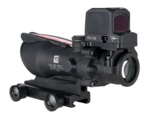 TRIJICON ACOG 4X32 RED CHEV .223 W/RCR